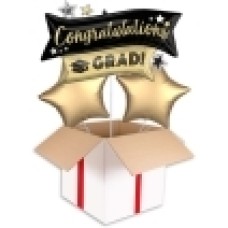 Congratulations Gold Balloon (3 Balloons Gift Boxed)