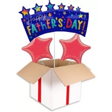 Happy Fathers day Supershape Banner Balloon (3 Balloons Gift Boxed)