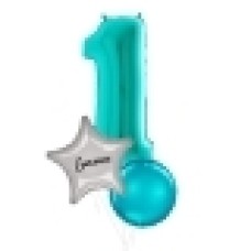 Tiffany Two Digit Number Balloons 10-99