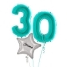 Large Tiffany Shape Balloon No 1 (4 Balloons Gift Boxed)