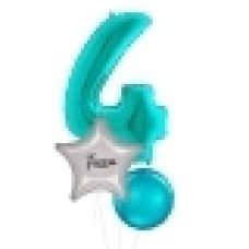 Large Tiffany Shape Balloon No 5 (3 Balloons Gift Boxed)
