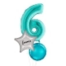 Large Tiffany Shape Balloon No 7 (3 Balloons Gift Boxed)