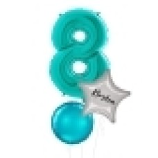 Large Tiffany Shape Balloon No 9 (3 Balloons Gift Boxed)