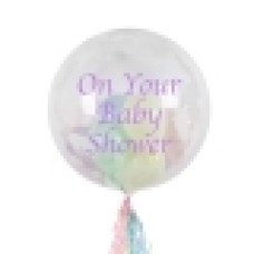 Personalised Boutique Stars Double Balloons (4 Balloons Gift Boxed)