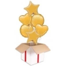Yellow Party Bouquets (2x Bunch of 6 Balloons (12 Balloons))