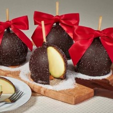 Dark Chocolate Sea Salt Caramel Apples - 2 Pack