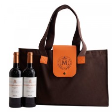 Marques de Murrieta Luxe Katoenen Draagtas met 2 flessen Reserva Finca Ygay