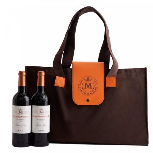 Marques de Murrieta Luxe Katoenen Draagtas met 2 flessen Reserva Finca Ygay
