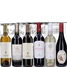 Grandcru wijn-cadeau 6 flessen in schuifkist
