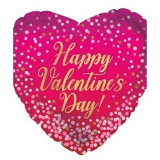 Confetti Heart Valentine's Day Balloon
