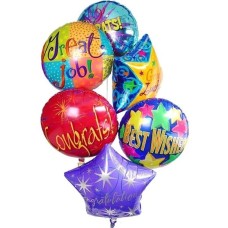 Celebration Balloon Bouquet (11 Theme Mylar Balloons)