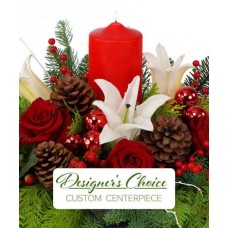 Designer's Choice Holiday Centerpiece Signature Design (Designer Centerpiece)