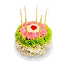Birthday Floral Cake (Deluxe)