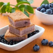 Blueberry Mochi Brownie