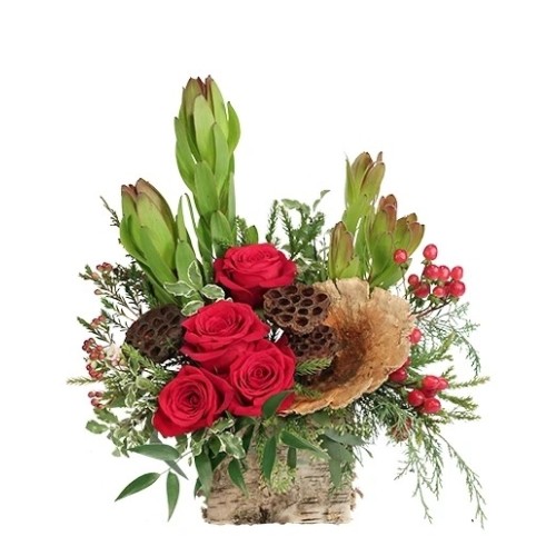 RUSTIC ROUGE FLORAL DESIGN (Standard)