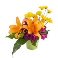 Life In Lilies Flower Arrangement (Standard)