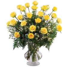 TWO DOZEN YELLOW ROSES (Deluxe)