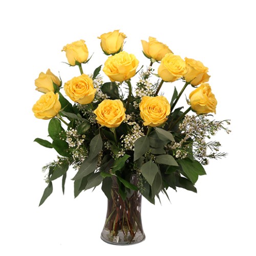 DOZEN YELLOW ROSES (Standard)