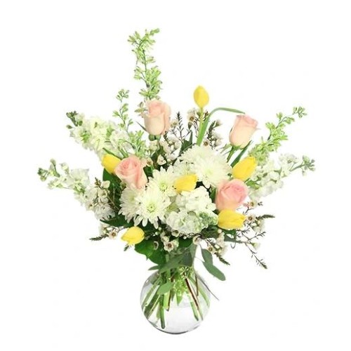 PASTEL MEADOW VASE ARRANGEMENT