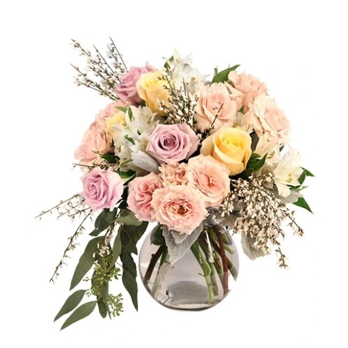 Delicate Sunrise Flower Arrangement (Standard)