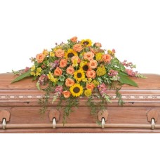 Heaven's Sunset Casket Spray (Deluxe)