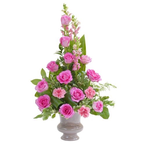 Peaceful Pink Small Urn (Standard)