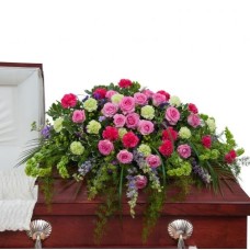 Forever Cherished Casket Spray (Deluxe)