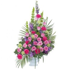 Forever Cherished Crescent Spray (Deluxe)