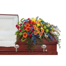 Treasured Celebration Casket Spray (Deluxe)