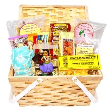 Picnic Basket of Hawaii Gifts and Treats