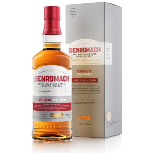 Benromach Contrasts: Peat Smoke Sherry Cask Matured - Single Malt Scotch Whisky
