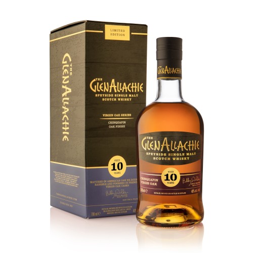 GlenAllachie Virgin Oak Series: Chinquapin Virgin Oak 10 Year Old Limited Edition - Single Malt Scotch Whisky