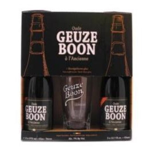 Frank Boon Oude Geuze Lâ€™ancienne 2 X 375ml + Glass