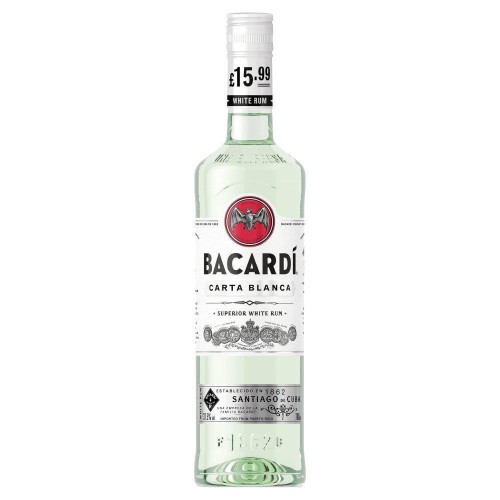 Bacardi 70cl (Price Marked 15.99)