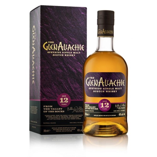 Selection of 2 Bottlings from GlenAllachie (GlenAllachie 12 Year Old x 1 / GlenAllachie Cask Strength - Batch 7 - 56.8% x 1) - Single Malt Scotch Whisky