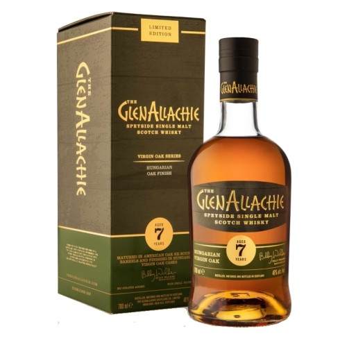 GlenAllachie Virgin Oak Series: 7 Year Old Hungarian Oak - Single Malt Scotch Whisky