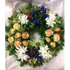 Peach Formal Wreath