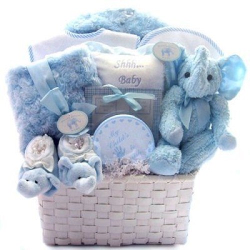 It's a Boy essentials basket