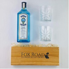 Bombay Sapphire Gin and Tumblers Gift Box