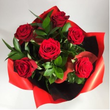 Six Red Roses