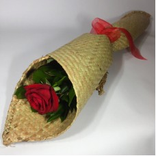 Red Rose Flax Wrap