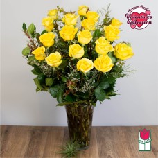 1.5 Dozen Yellow Rose Bouquet (Standard)