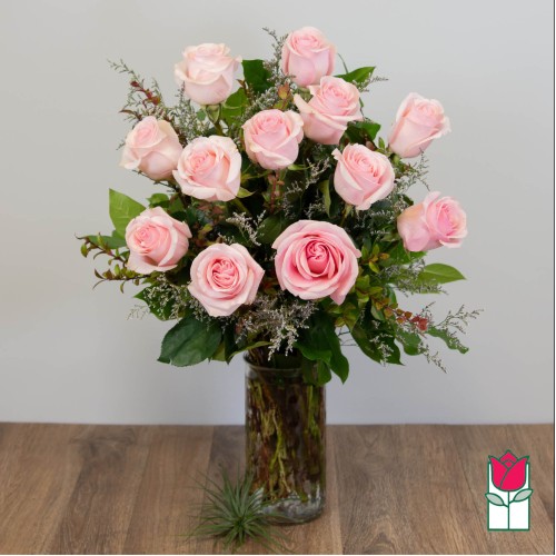GiftbloomsExtra Long Stem Pink Rose Masterpiece (Standard)