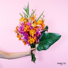 The Mokara Orchid Bouquet (Seasonal Colors Vary) The Deluxe (15 Stems)