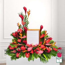 Beretania's Kahana Valley Urn Spray (Deluxe)