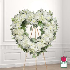 Beretania's Naupaka Heart Wreath (Deluxe)