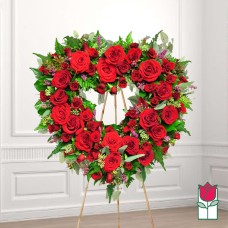 Beretania's Kamuela Heart Wreath (Deluxe)