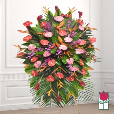 Beretania's Moanalua Tropical Wreath (Deluxe)