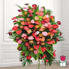 Beretania's Aina Haina Tropical Wreath (Deluxe)