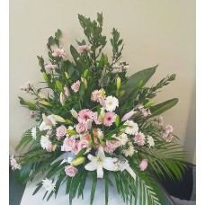Pink and White Pot Arrangement (Small)